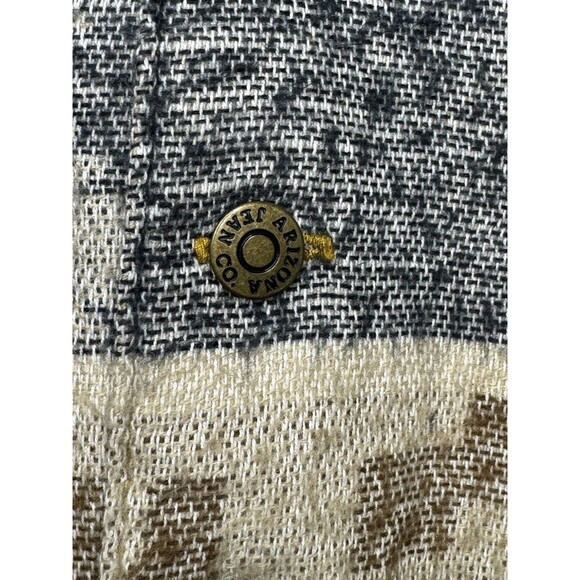 Vtg 90s Arizona Jean Company Denim Vest Western Aztec Boho Mens Sz Large Cowboy - Picture 6 of 16